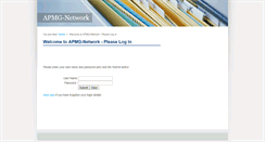 Desktop Screenshot of apmg-network.com